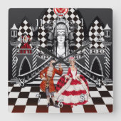 Carnival in a Magical land スクエア壁時計 (正面)