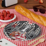 Carnival in a Magical land ペーパープレート<br><div class="desc">Fairytale personage. Digital raster graphics. Artist by Zolotareva.</div>