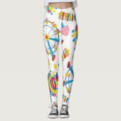 Carnival Lights: Ferris Wheel Print Leggings レギンス (正面)