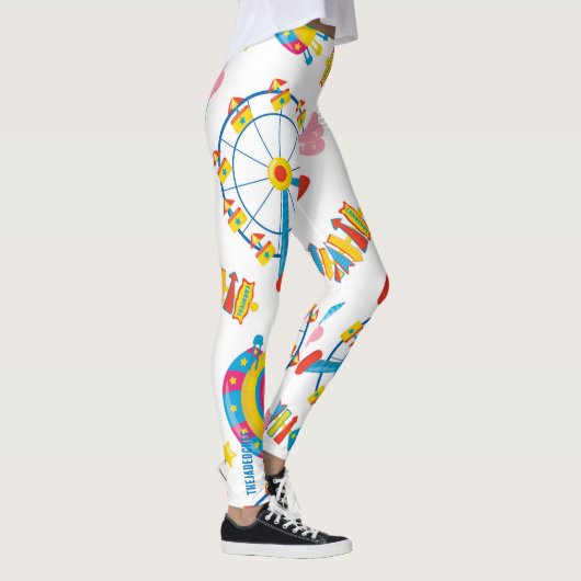 Carnival Lights: Ferris Wheel Print Leggings レギンス (右)