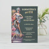 Carnival Masquerade 40th Birthday 招待状 (スタンド正面)