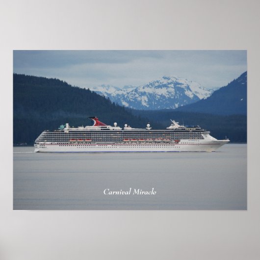 Carnival Miracle in Alaska ポスター (正面)