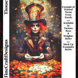 Carnival Noir Autumn Mad Hatter DW8AF Decoupage 薄葉紙