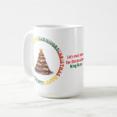 Carnivore Christmas Mug コーヒーマグカップ (正面左)