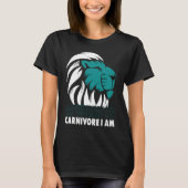 Carnivore I Am Lion Meat Carnivore Diet Tシャツ (正面)
