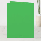 Carnivore lion Christmas holiday カード (裏面)