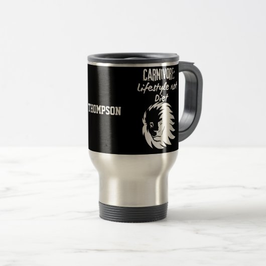 Carnivore Mug トラベルマグ (正面右)
