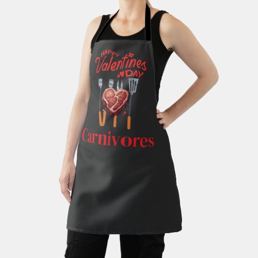 Carnivore Valentine's Day Apron エプロン (インサイチュ)
