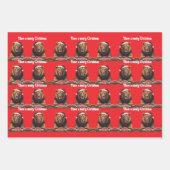 carnivore Wrapping Paper Flat Sheet Set of 3 ラッピングペーパーシート (正面2)