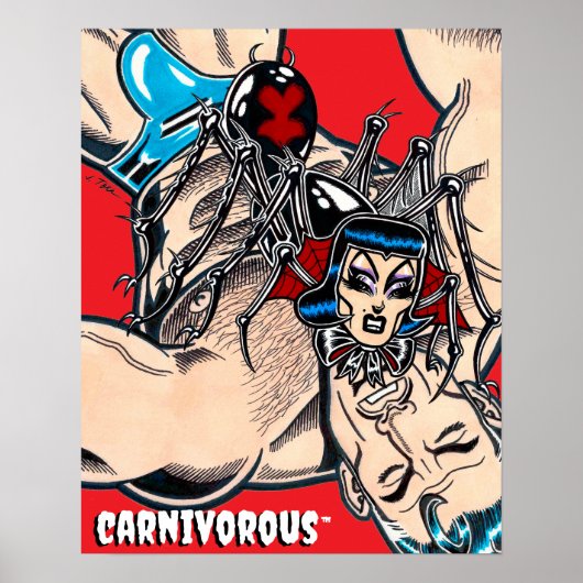 Carnivorous™/ブラック・ウィドウ ポスター (正面)