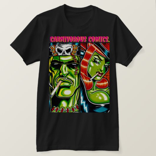 Carnivorous™/美女と野獣 Tシャツ (デザイン正面)