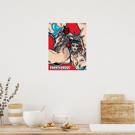 Carnivorous™/Black Widow ポスター (キッチン)