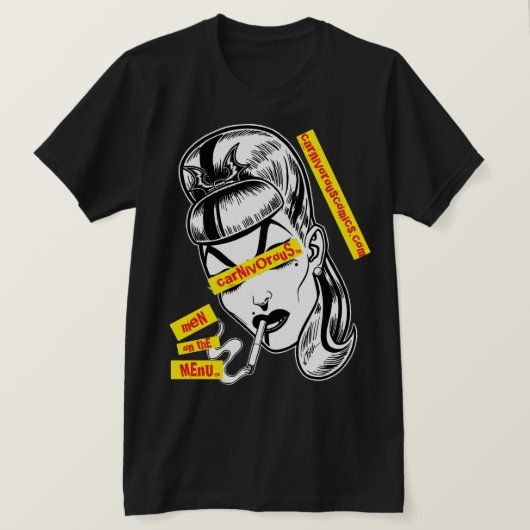 Carnivorous™/Men on the Menu™/パンク Tシャツ (デザイン正面)