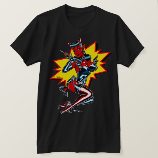 Carnivorous™/Slinky She-Devil Tシャツ (デザイン正面)