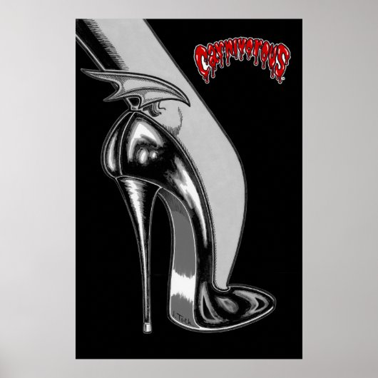 Carnivorous™/Vampy ハイヒール ポスター (正面)
