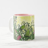 Carnivourousの植物-マグ ツートーンマグカップ (正面左)