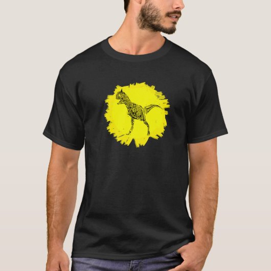 Carnotaurus Dinosaur Dino Tシャツ (正面)