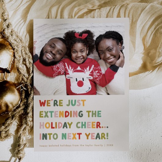 CAROLクリーム可愛い新年のクリスマスおもしろい後期 シーズンカード