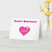 ***CAROL***誕生日が「完璧」であることを望む カード (黄色い花)