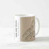 Carol Anneがロゴを作成 コーヒーマグカップ (正面右)