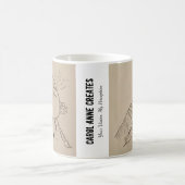 Carol Anneがロゴを作成 コーヒーマグカップ (中央)