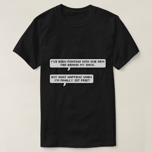 Carol Danvers Quote Sticker.png Tシャツ (デザイン正面)