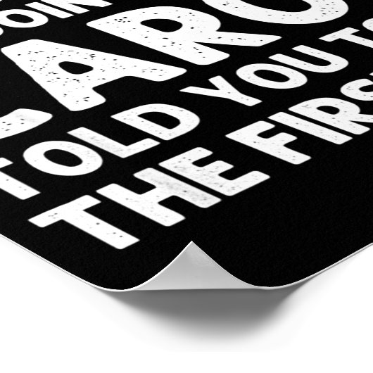 Carol Name D Birthday Funny Christmas J  ポスター (角)