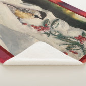 Carol the Chick-a-Dee with Mistletoe シェルパブランケット (3/4)