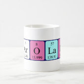 Carolanne定期的なテーブル名mug コーヒーマグカップ (中央)