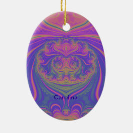CAROLINA ～イースター卵～ピンクパープルイエロー～ セラミックオーナメント