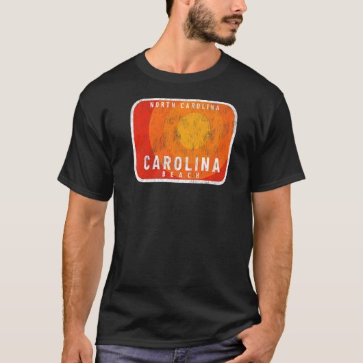 Carolina Beach NC Summertime Vacationing Hot Sunsh Tシャツ (正面)