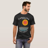 Carolina Beach NC Summertime Vacationing Squiggly  Tシャツ (正面フル)