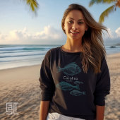 Carolina Coast Vintage Turquoise Saltwater Fish Tシャツ