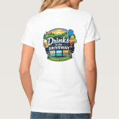 Carolina Colours Drinks in the Driveway Tシャツ (裏面)