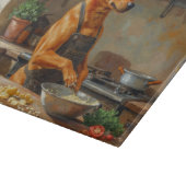 Carolina Dog Cooking in Kitchen カッティングボード (角)