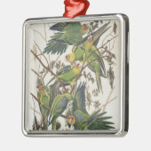 Carolina Parakeet, from 'Birds of America', 1829 メタルオーナメント (左)