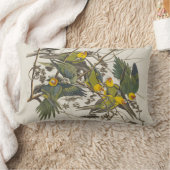 Carolina Parrot - John James Audubon (1827-1838) ランバークッション (ブランケット)