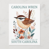 Carolina Wren Bird of South Carolina Travel ポストカード (正面)