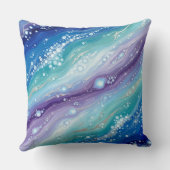 CarolinaBlueBubbles クッション (裏面)