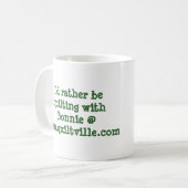 carolinachristmas、私はむしろ…キルトにしていました コーヒーマグカップ (正面左)