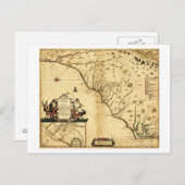 Carolinas with North to the RightPanorama ポストカード (正面/裏面)