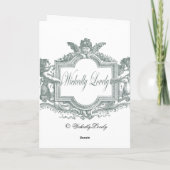 Caroline、「ハッピーバースデー」 カード (裏面)