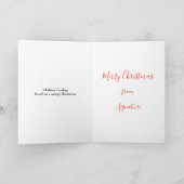 Carolingの子供のヴィンテージのクリスマスのNoelの雪 シーズンカード (内部)