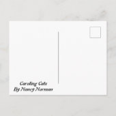 Caroling Cats ポストカード (裏面)