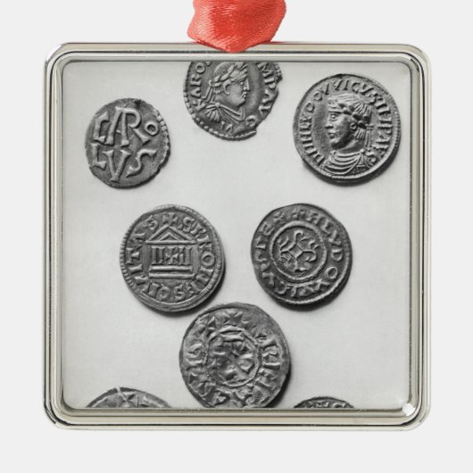 Carolingianの8つの硬貨 メタルオーナメント (正面)