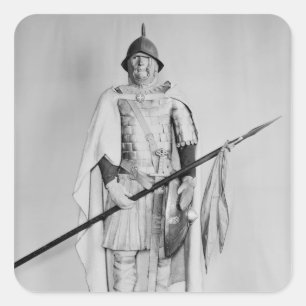 Carolingianのcavalrymanのモデル スクエアシール