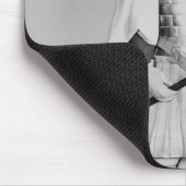 Carolingianのcavalrymanのモデル マウスパッド (コーナー)