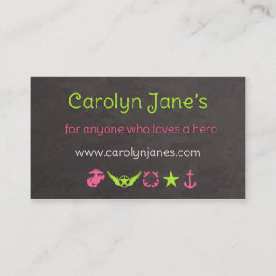 Carolynの新しい名刺 名刺