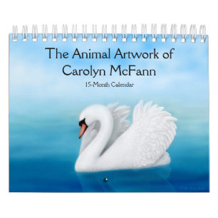 Carolyn McFannのカレンダーの動物のアートワーク カレンダー