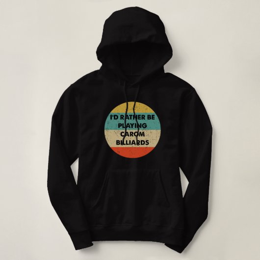 CaromビリヤードShirtsビリヤード パーカ (デザイン正面)
